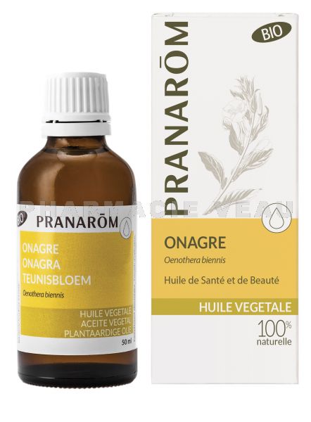 ONAGRE - Pranarom Huile Végétale Bio - Flacon 50ml
