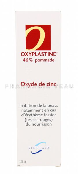 OXYPLASTINE 46% Pommade à l'oxyde de Zinc 135 grammes