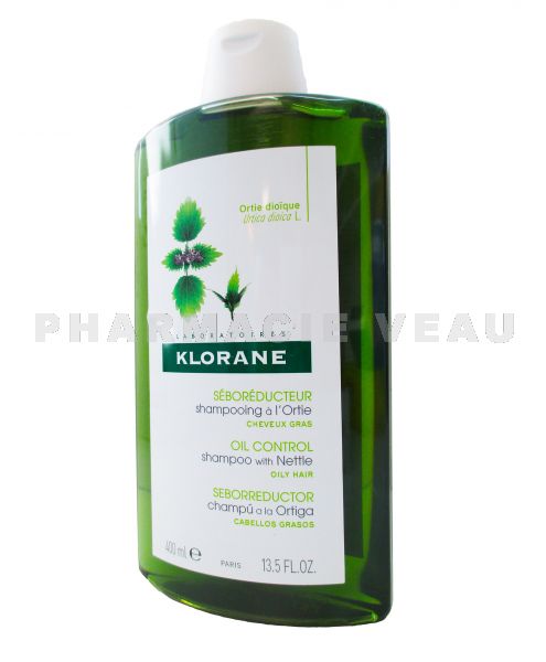 KLORANE ORTIE Shampooing Cheveux Gras (400 ml)