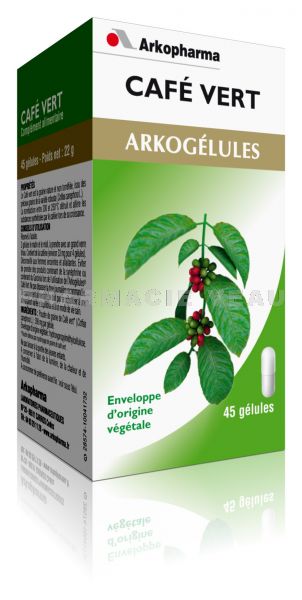 ARKOGELULES - Café Vert  Arkopharma - 45 Gélules