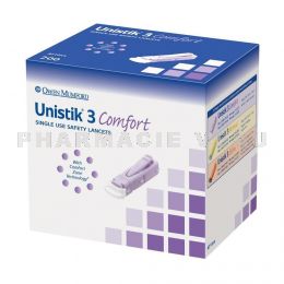 UNISTIK 3 Comfort 100 Autopiqueurs à usage unique