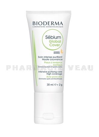 BIODERMA SEBIUM Global Cover Soin Intense Purifiant Teinté 30ml