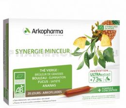 ARKOFLUIDES BIO - Synergie Minceur Arkopharma - 20 ampoules