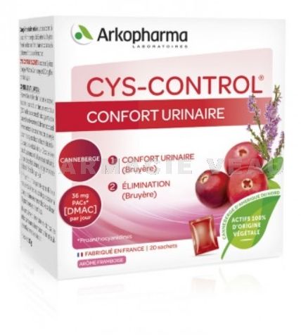 CYS-CONTROL Confort Urinaire (20 gélules)