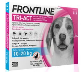 FRONTLINE TRI-ACT Chiens M : 10-20 kg 3 Pipettes