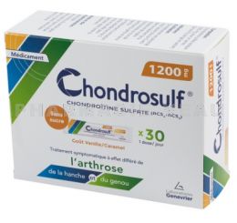 CHONDROSULF 1200 mg gel oral - 30 sachets gout vanille-caramel Arthrose