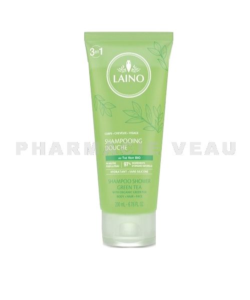 LAINO Shampooing Douche au THE VERT BIO 3 en 1 (200 ml)