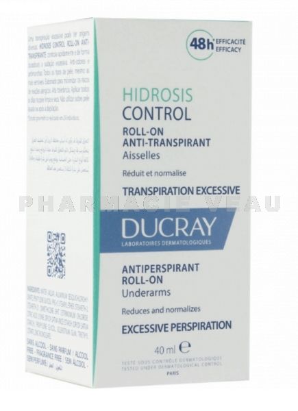 DUCRAY HIDROSIS Déodorant anti transpiration excessive - 2 formats