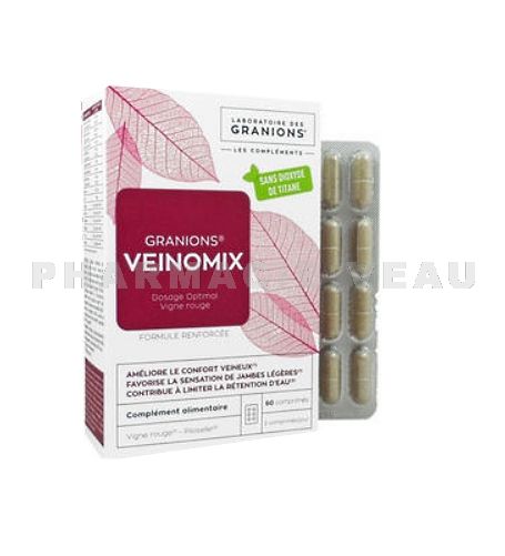 VEINOMIX Granions (60 comprimés) Jambes légères