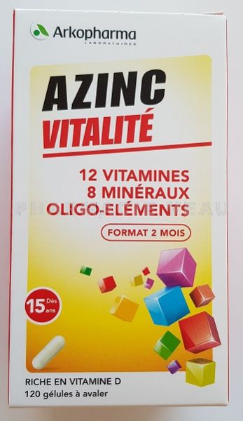 ARKOPHARMA  - Azinc Vitalité - 60/120/150 Gélules