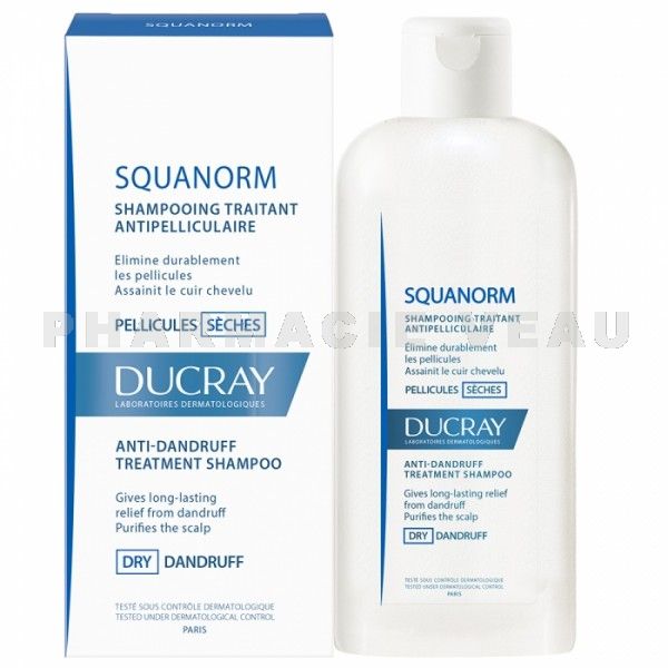 DUCRAY SQUANORM Shampooing Pellicules Sèches flacon 200 ml