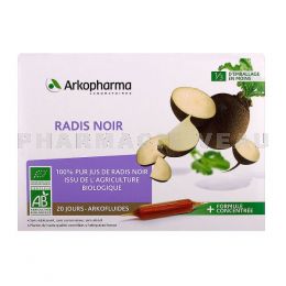 ARKOFLUIDES Bio - Radis Noir Arkopharma - 20 Ampoules