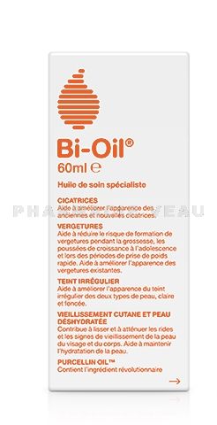 BI OIL Huile de soin Anti-vergetures, Anti-cicatrices (flacon 60 ml) 