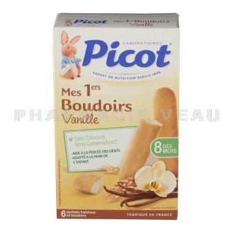 PICOT Mes 1ers Boudoirs VANILLE (24 biscuits boudoirs)