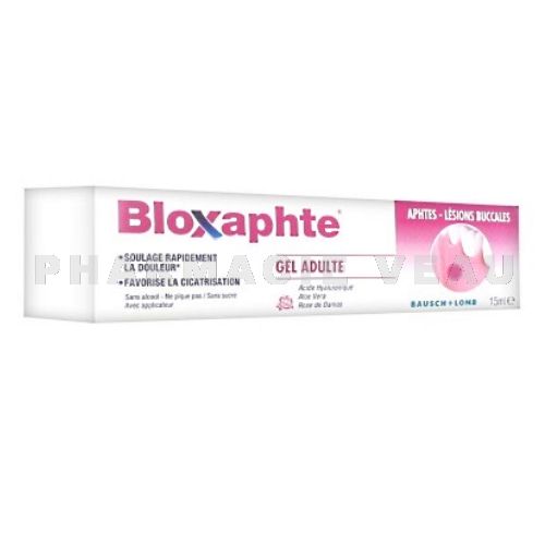 BLOXAPHTE Gel Adulte APHTE ou LESION BUCCALE (15 ml)