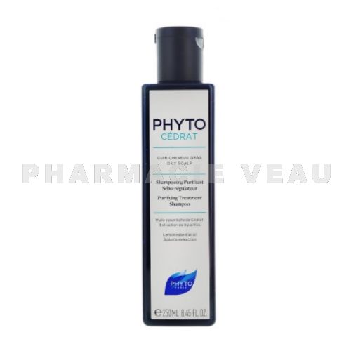 PHYTO PARIS CEDRAT Shampooing purifiant sébo régulateur Cheveux gras (250 ml)