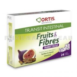 ORTIS FRUITS ET FIBRES Transit intestinal 24 cubes
