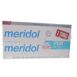 MERIDOL PUR Dentifrice Lot 2 x 75 ml