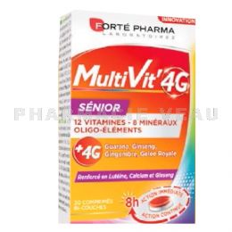 MULTIVIT 4G SENIORS Vitamines 30 comprimés Forte Pharma