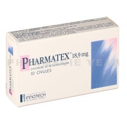 PHARMATEX 18.9mg Contraception Spermicide Ovules contraceptifs 10 ovules