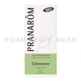 CITRON - Pranarom Huile essentielle De Citron BIO Citrus limon - Flacon 10/30ml