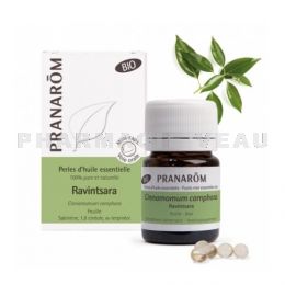 RAVINTSARA - Pranarom Huile Essentielle Bio - 60 Perles