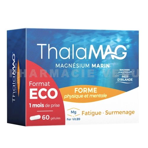 THALAMAG FORME - Magnésium Marin Fer B9 - 60gélules