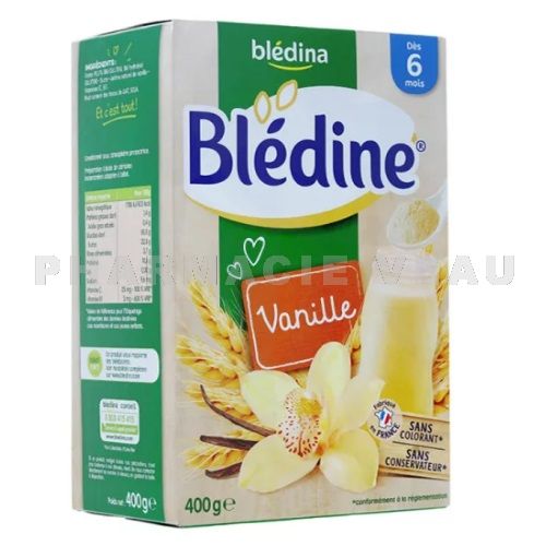 BLEDINA Céréales Vanille ou Chocolat +6mois - 400g