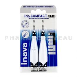 INAVA TRIO Compact Brossettes interdentaires 0/0/0 ISO 0.6mm ETROIT
