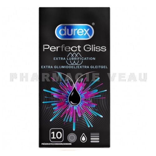 Durex Perfect Gliss (10 préservatifs)