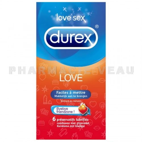 DUREX LOVE (6 préservatifs)