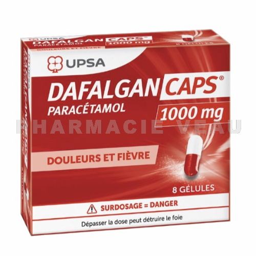 DAFALGAN CAPS 1000mg (8 gélules) Dafalgancaps