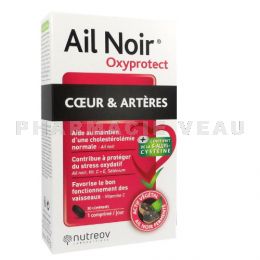 AIL NOIR Fermenté OXYPROTECT Cholestérol, Cœur et artères 30 comprimés