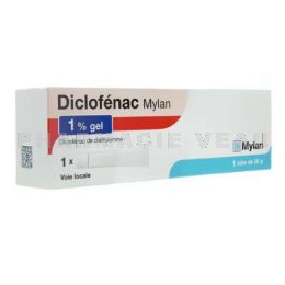 DICLOFENAC MYLAN 1% Gel anti-inflammatoire pommade - 50g générique de Voltarène