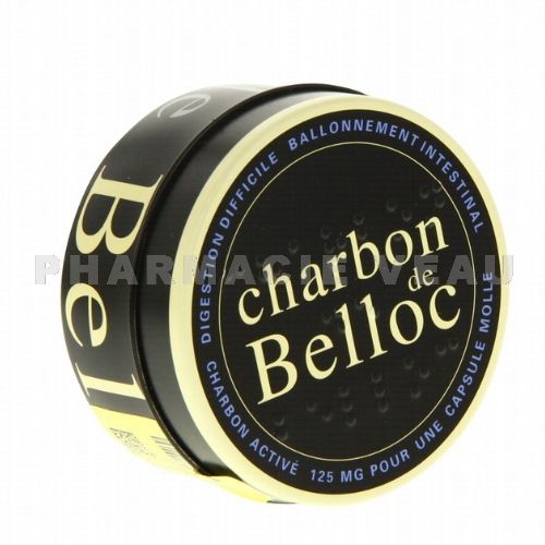CHARBON DE BELLOC 125 mg Ballonnement intestinal (36 capsules)