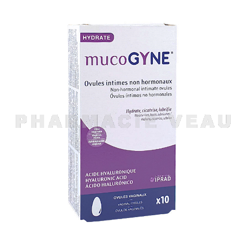 MUCOGYNE Ovules Intimes Non Hormonaux (10 ovules)