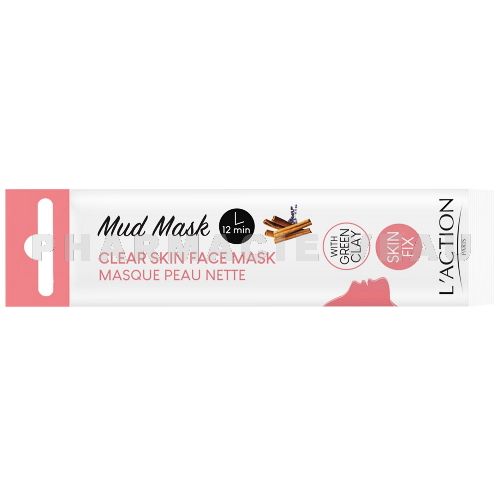 ACTION FACE MASK - Clear Skin Masque Visage Peau Nette - 1 sachet unidose 15g