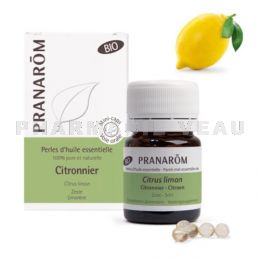 CITRON - Pranarom Huile Essentielle Bio De Citron - 60 Perles