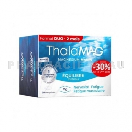THALAMAG - Magnésium marin Équilibre Intérieur - 2x30comprimés