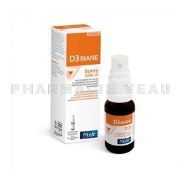 D3 Biane Spray 1000 UI Huile de Colza et Vitamine D3 PileJe 20 ml