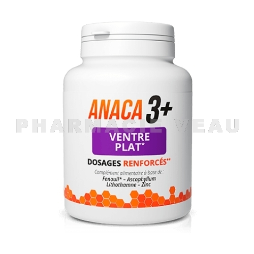 ANACA3+ Ventre Plat (120 gélules) Dosages Renforcés