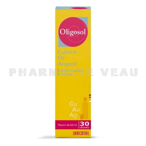 OLIGOSOL - Cuivre Or Argent (Cu Au Ag) - Flacon 30 doses