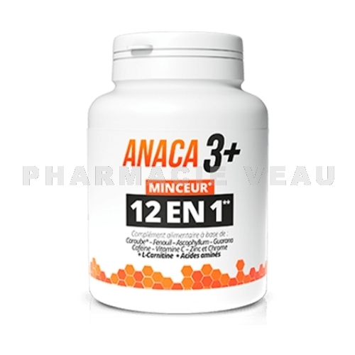 ANACA3+ Minceur 12 en 1 (120 gélules)