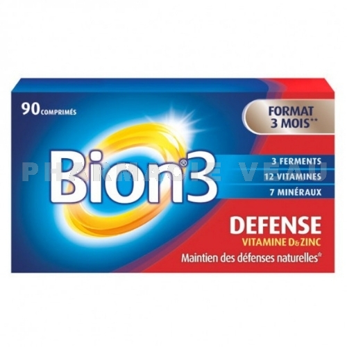 BION 3 Défense Adultes - Boite 90 comprimés - PROMO
