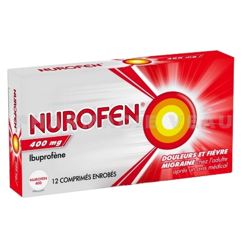 NUROFEN (Ibuprofène) 400 mg - 12comprimés