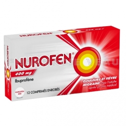 NUROFEN Ibuprofène 400 mg - 12comprimés