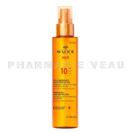 NUXE SUN Huile bronzante faible protection SPF10 150 ml
