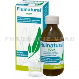 Fluinatural Sirop Toux arôme eucalyptus 158 ml
