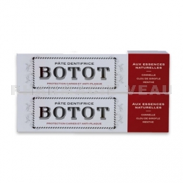 Botot - Pâte dentifrice Protection caries et anti-plaque 2x75 ml