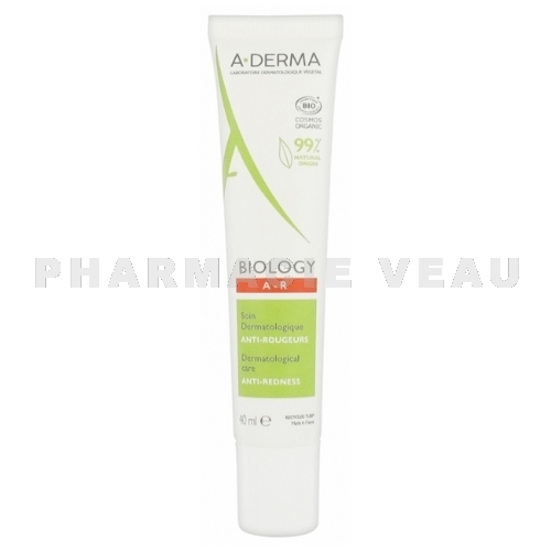 ADERMA Biology A-R Soin Dermatologique Anti-Rougeurs Bio 40 ml